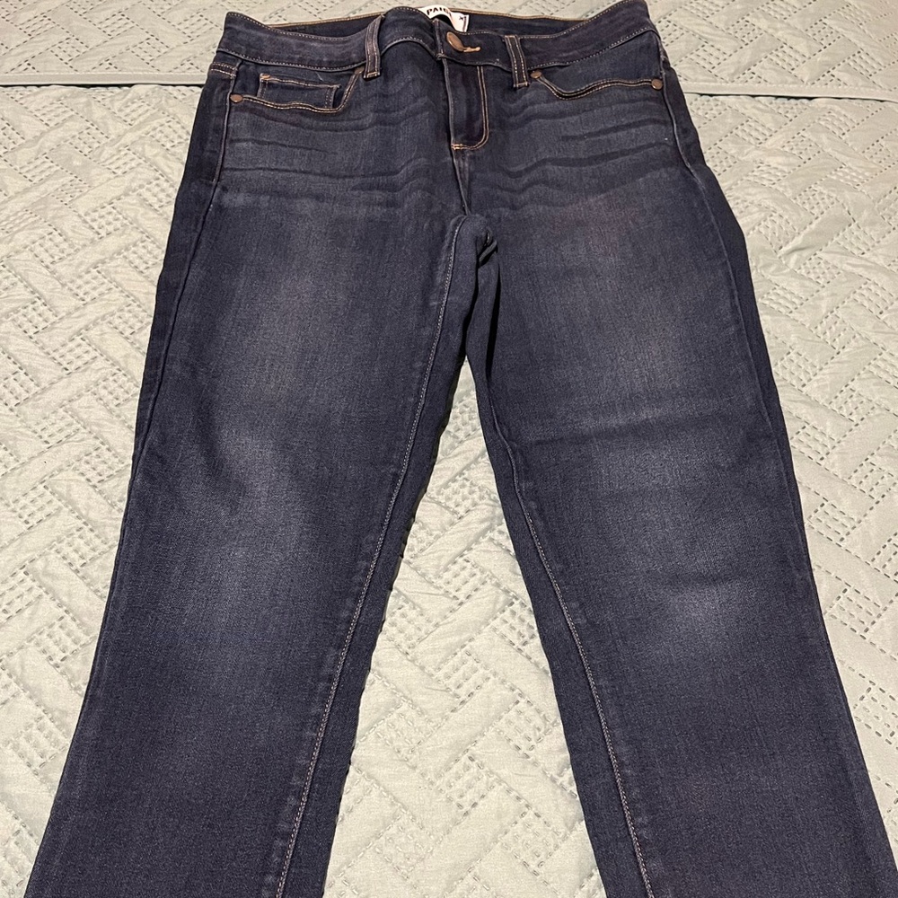 PAIGE Dark Blue Women's Skinny Jeans